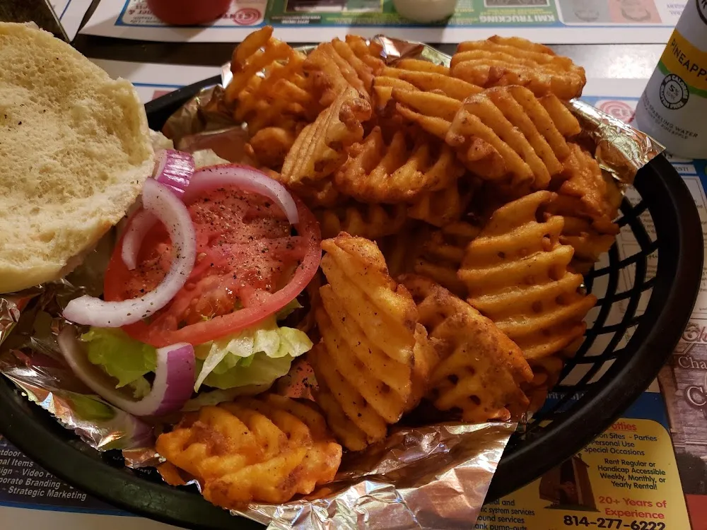 Burger & Waffle Fries